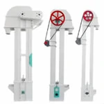 DT Vertical middle speed belt bucket elevator
