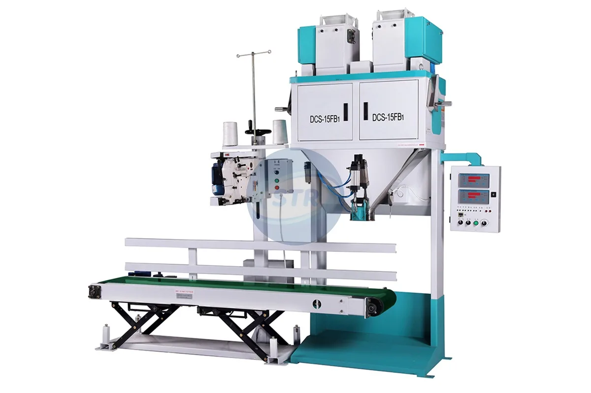 DCS 15fb3 rice bag packing machine detail