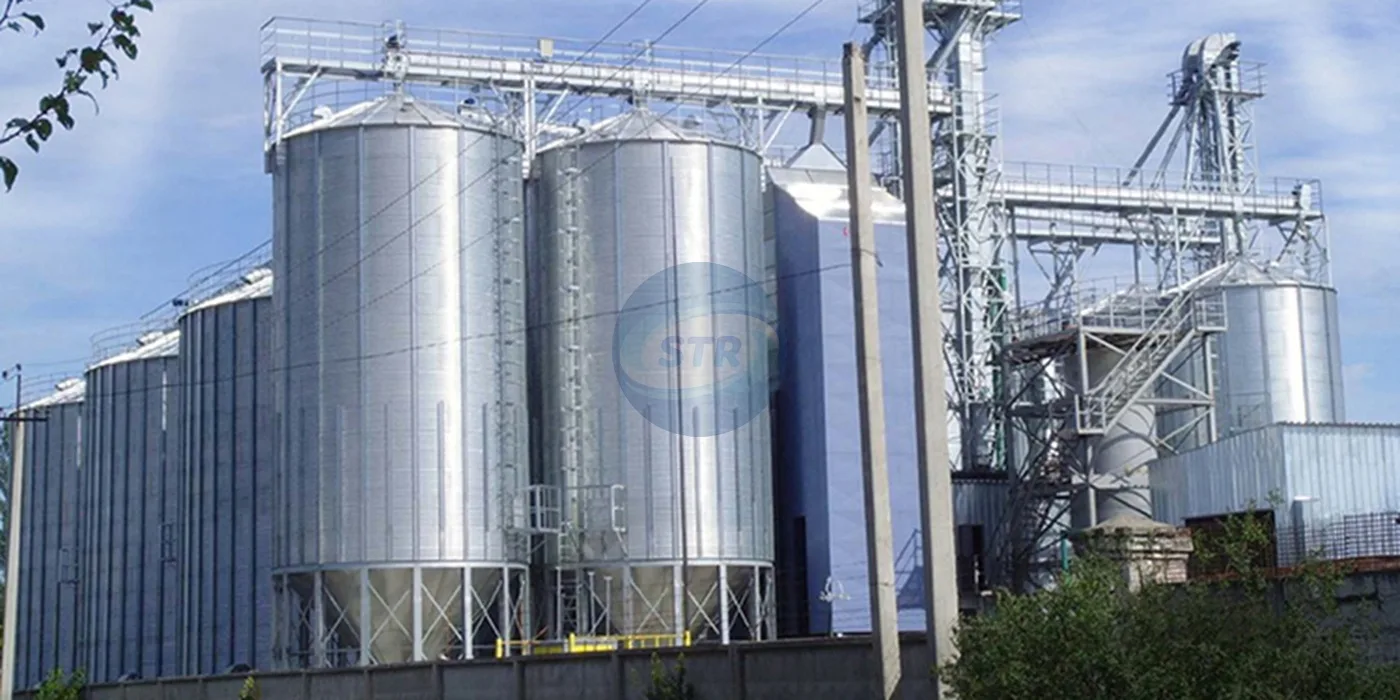 commercial hopper bottom steel silo processing equipment processing effect