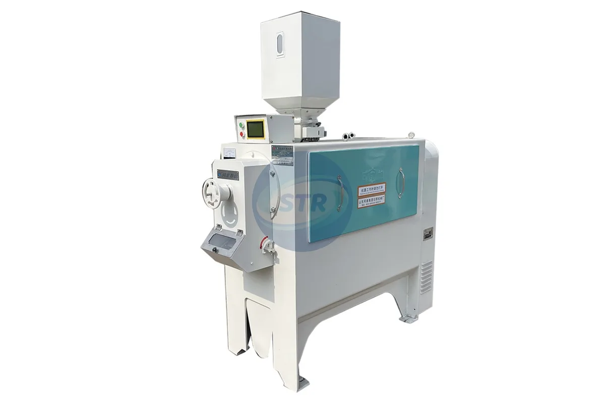 commercial mnj iron roll rice whitener processing equipment detail view