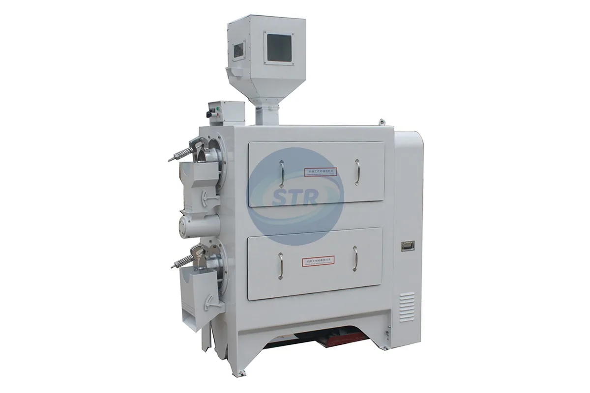 commercial mnj stacked iron roll rice whitener processing equipment