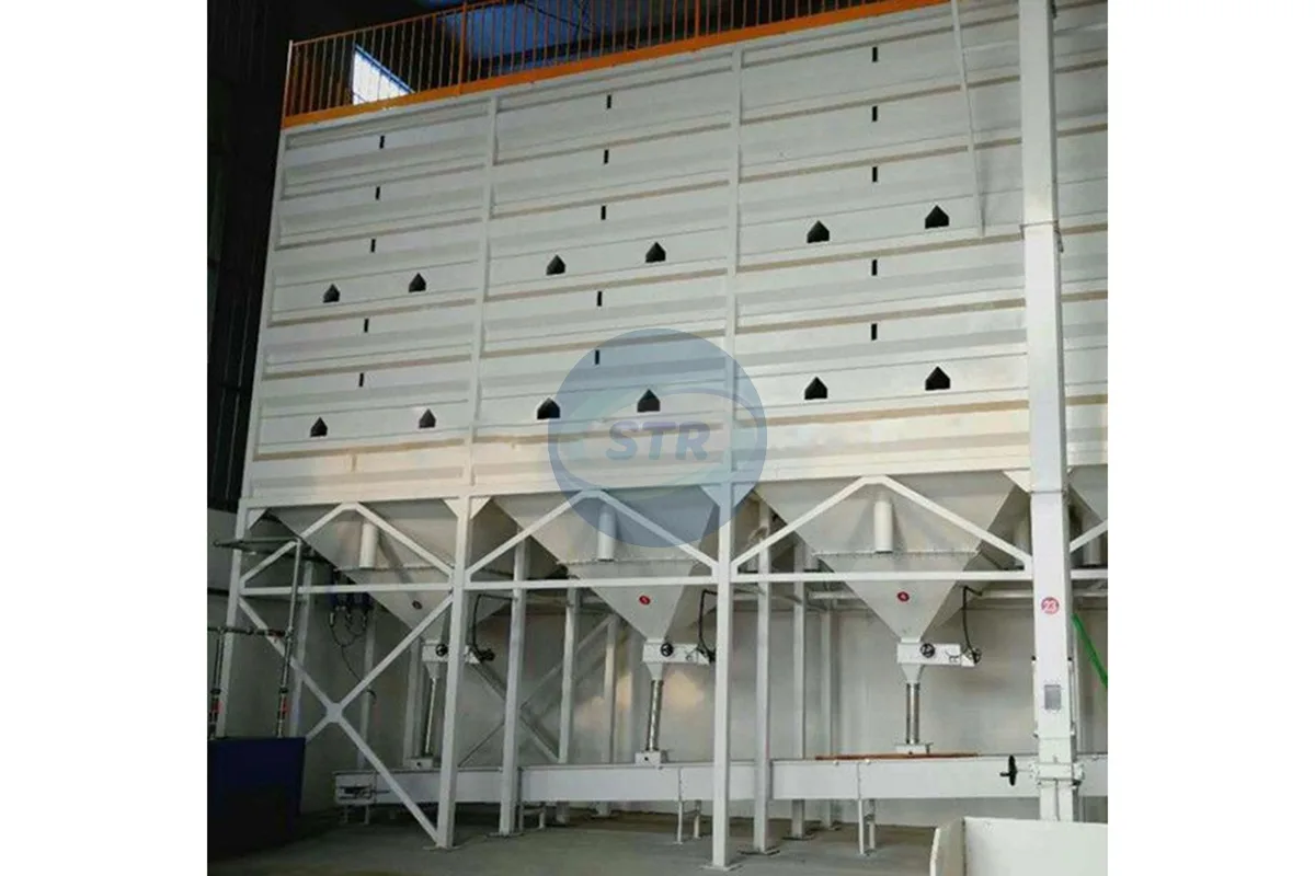 square steel silo